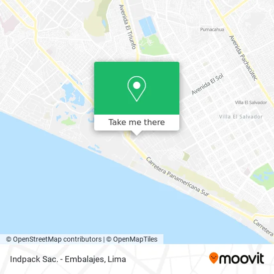 Indpack Sac. - Embalajes map