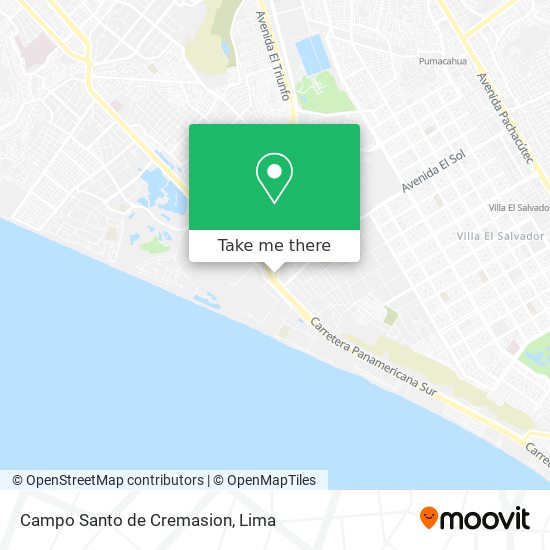 Campo Santo de Cremasion map