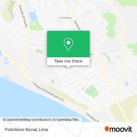 Policlinico Social map