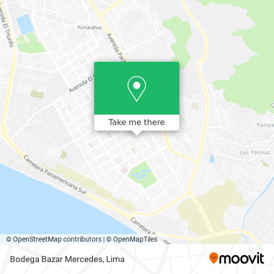 Mapa de Bodega Bazar Mercedes