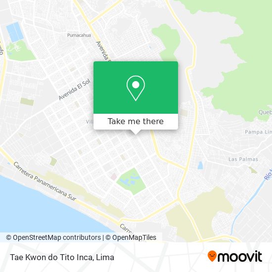 Tae Kwon do Tito Inca map