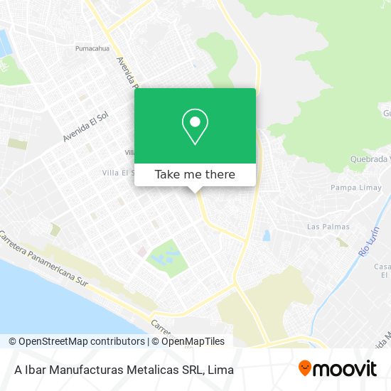 Mapa de A Ibar Manufacturas Metalicas SRL