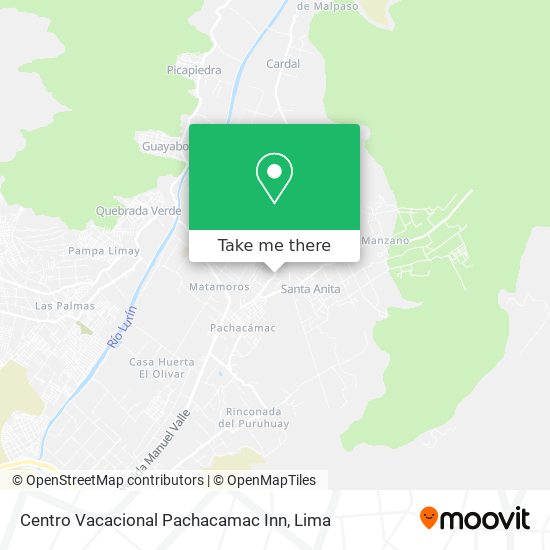 Centro Vacacional Pachacamac Inn map