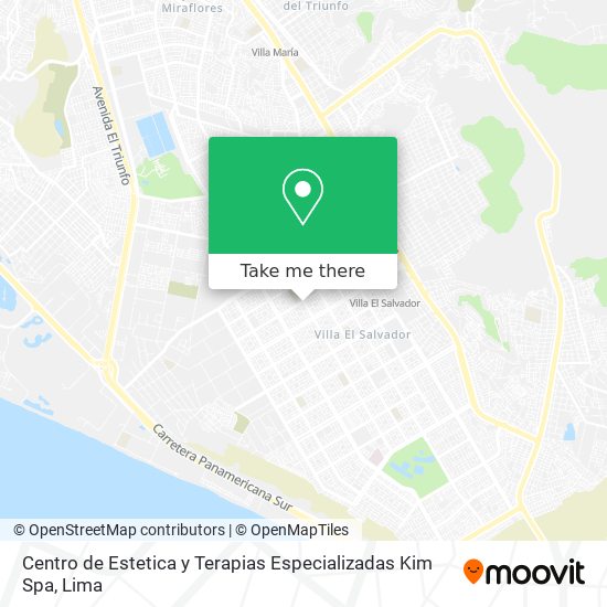 Centro de Estetica y Terapias Especializadas Kim Spa map