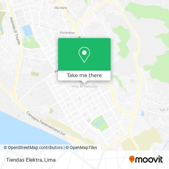 Mapa de Tiendas Elektra