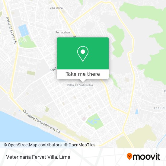 Mapa de Veterinaria Fervet Villa