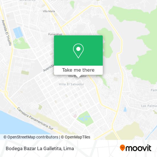 Mapa de Bodega Bazar La Galletita