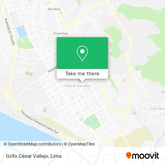Mapa de Grifo César Vallejo