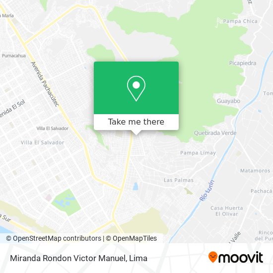 Miranda Rondon Victor Manuel map