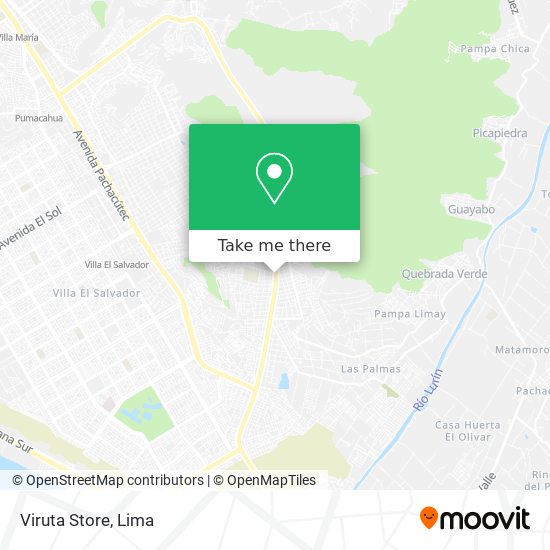 Viruta Store map