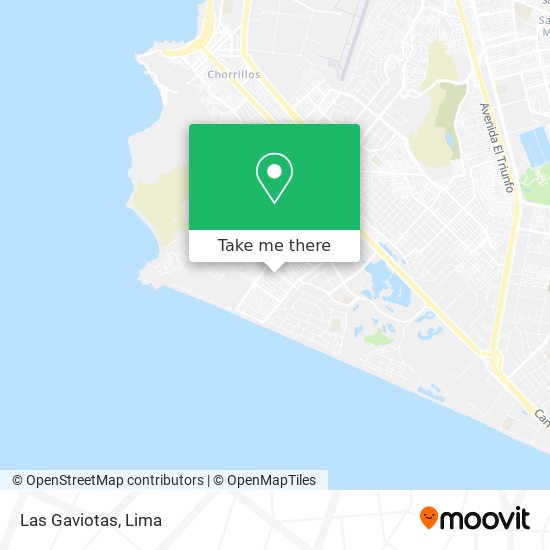 Las Gaviotas map