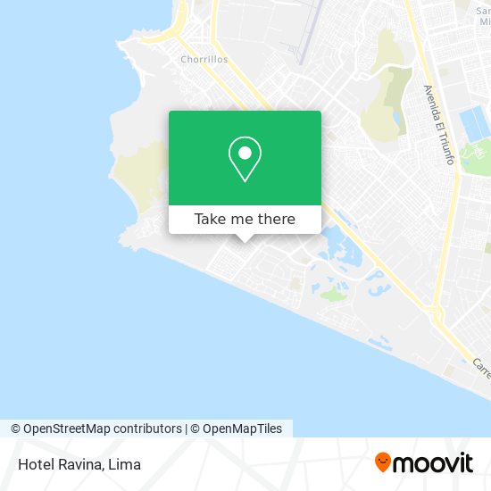 Hotel Ravina map