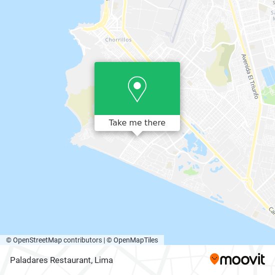 Mapa de Paladares Restaurant