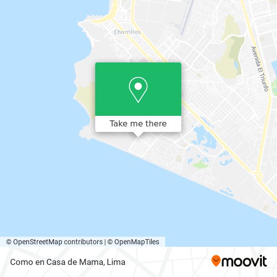 Como en Casa de Mama map