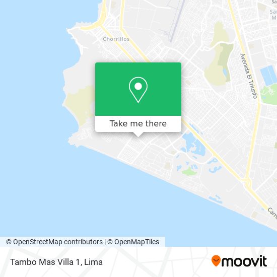 Tambo Mas Villa 1 map