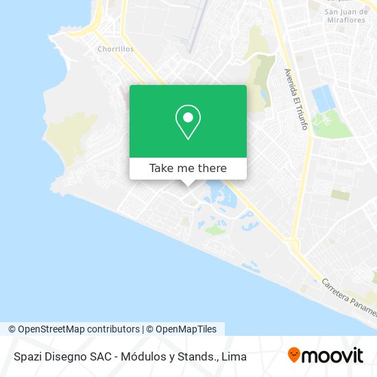 Spazi Disegno SAC - Módulos y Stands. map