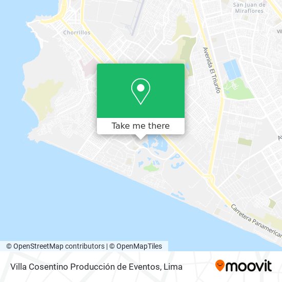 Villa Cosentino Producción de Eventos map