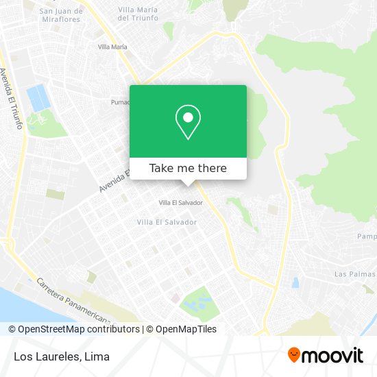 Los Laureles map