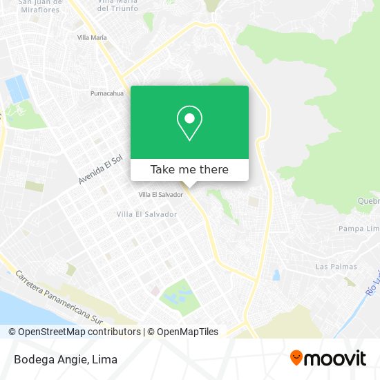 Bodega Angie map