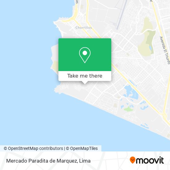 Mapa de Mercado Paradita de Marquez