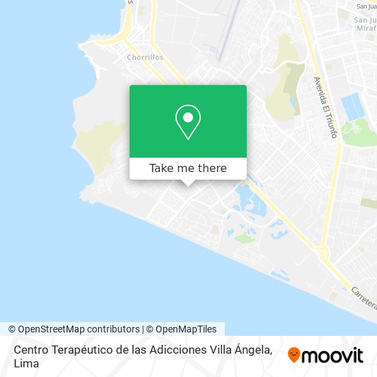 Centro Terapéutico de las Adicciones Villa Ángela map