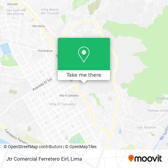 Mapa de Jtr Comercial Ferretero Eirl