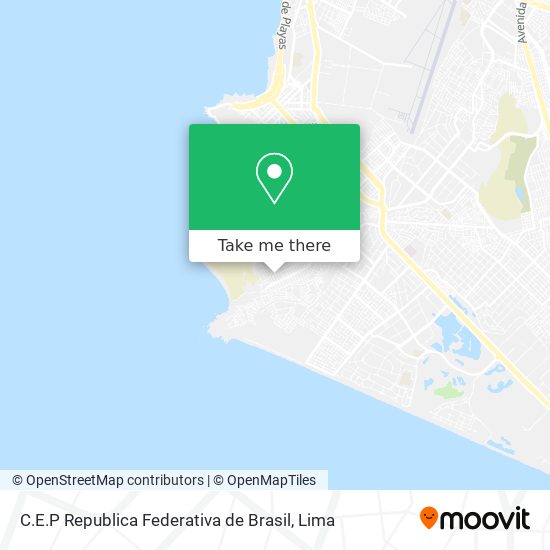 C.E.P Republica Federativa de Brasil map