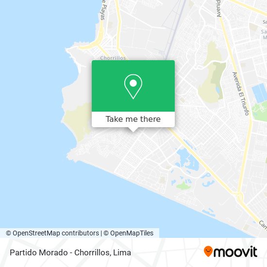 Partido Morado - Chorrillos map