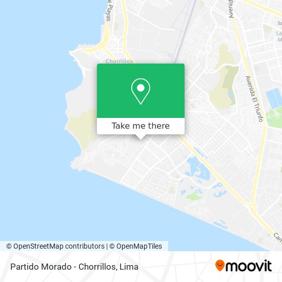 Mapa de Partido Morado - Chorrillos