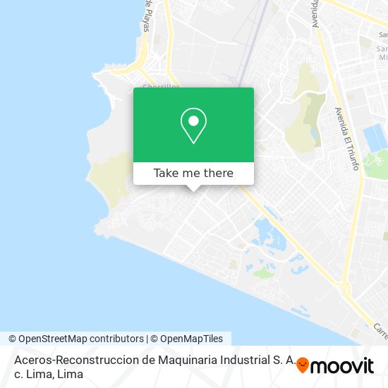 Aceros-Reconstruccion de Maquinaria Industrial S. A. c. Lima map