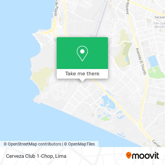 Cerveza Club 1-Chop map