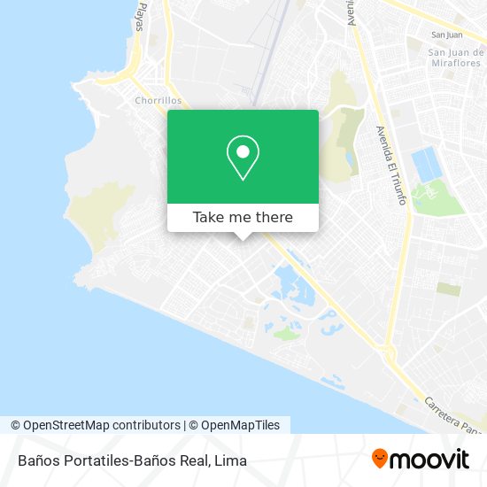 Mapa de Baños Portatiles-Baños Real