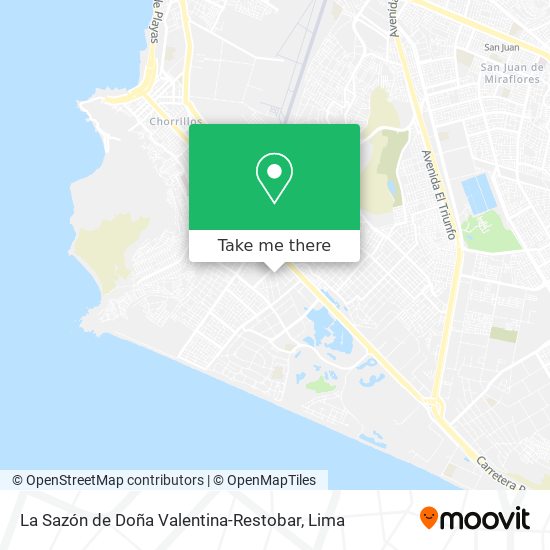 Mapa de La Sazón de Doña Valentina-Restobar