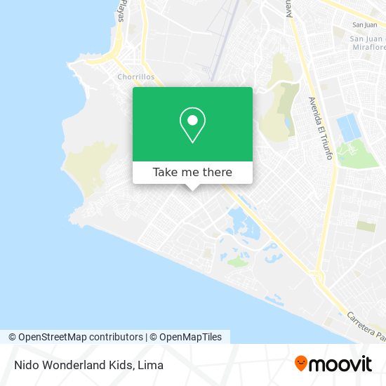 Mapa de Nido Wonderland Kids