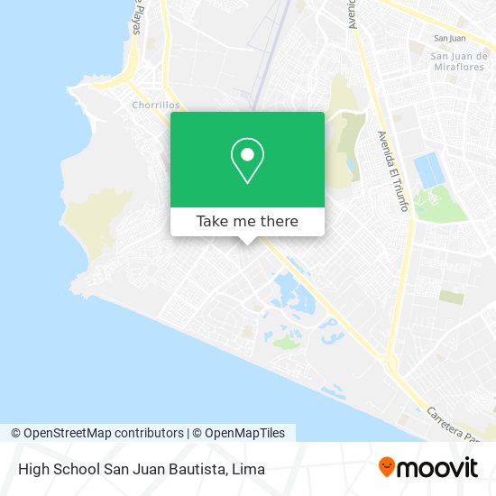 High School San Juan Bautista map