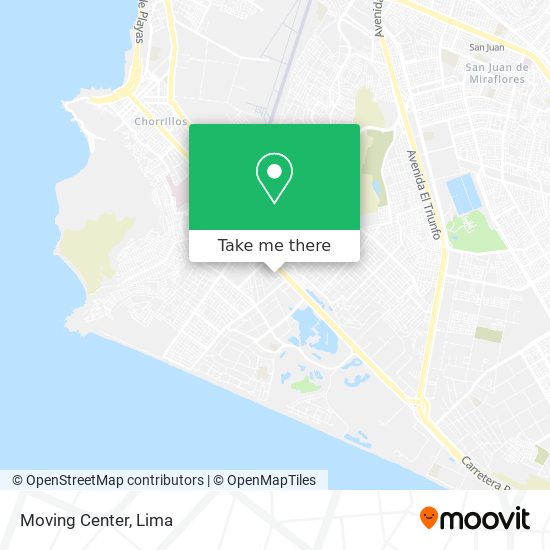 Moving Center map