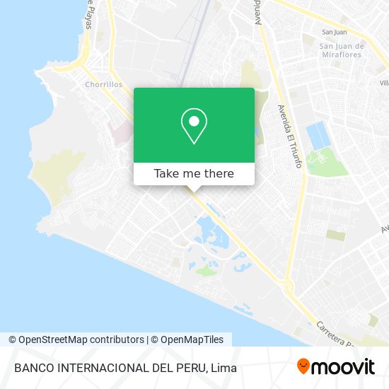 BANCO INTERNACIONAL DEL PERU map