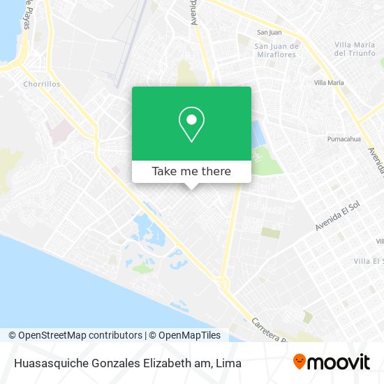 Huasasquiche Gonzales Elizabeth am map
