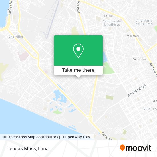 Mapa de Tiendas Mass