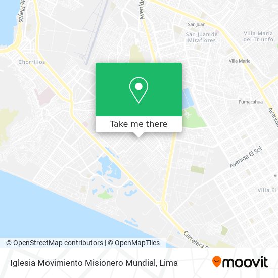 Iglesia Movimiento Misionero Mundial map