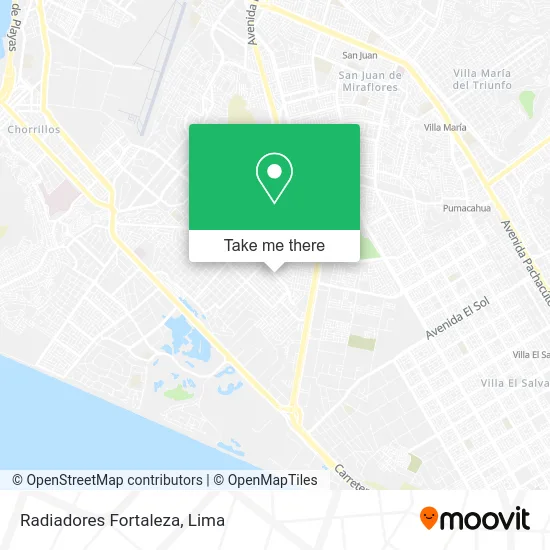 Radiadores Fortaleza map