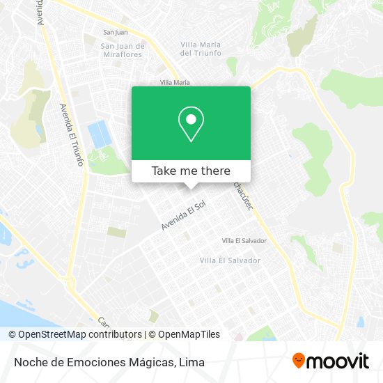 Noche de Emociones Mágicas map