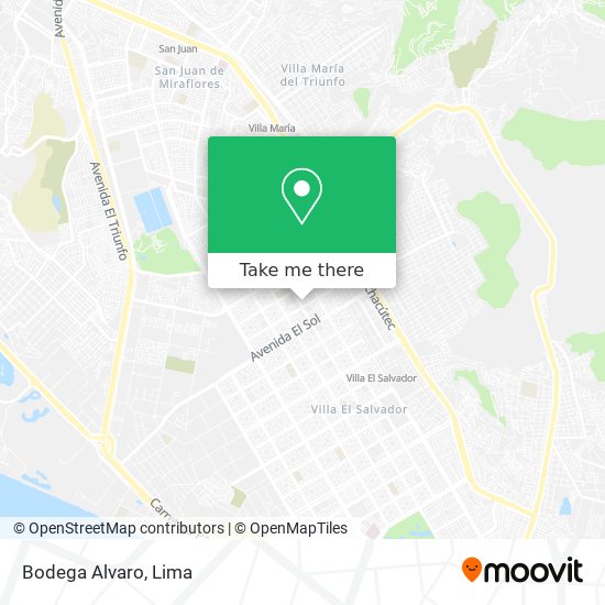 Bodega Alvaro map