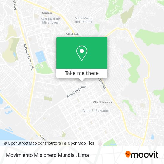 Mapa de Movimiento Misionero Mundial