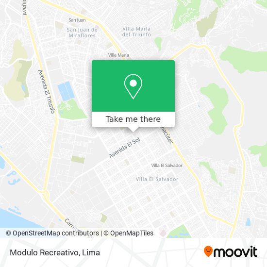 Modulo Recreativo map