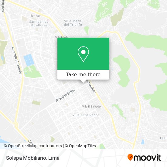 Solspa Mobiliario map