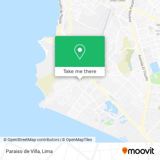 Paraiso de Villa map