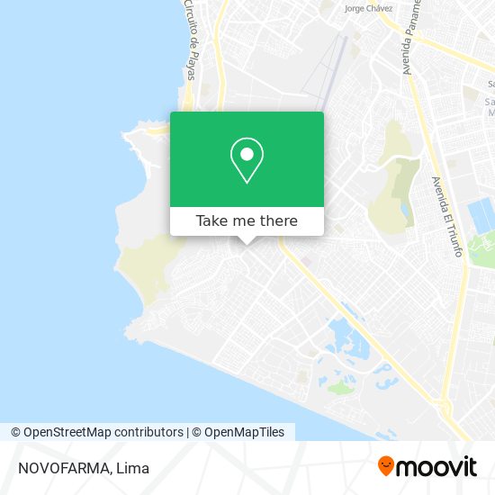 NOVOFARMA map