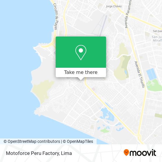 Motoforce Peru Factory map