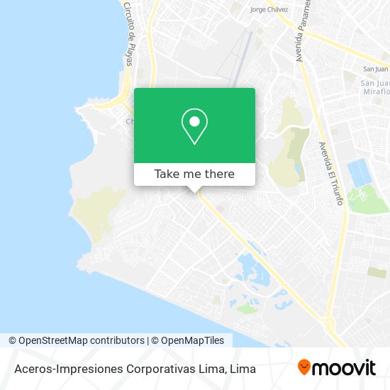 Mapa de Aceros-Impresiones Corporativas Lima